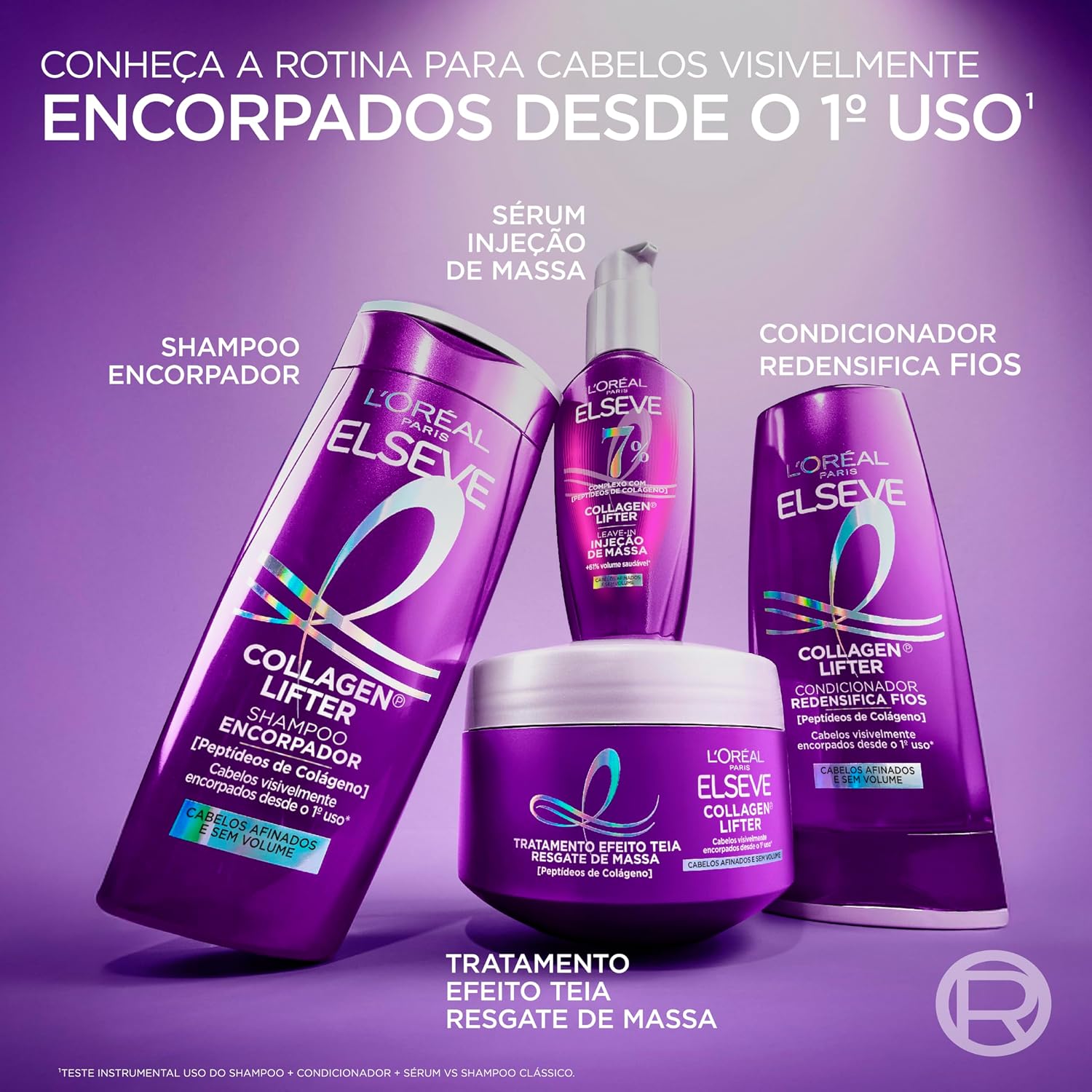 Shampoo Encorpador L'Oréal Paris Elseve Collagen® Lifter 400ml - Imagem 8