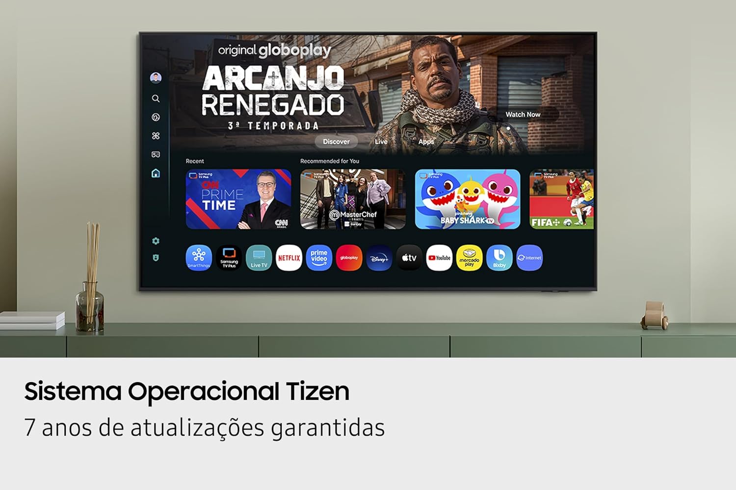 Samsung Smart TV 43" Crystal UHD 4K U8600F 2025 - Imagem 4