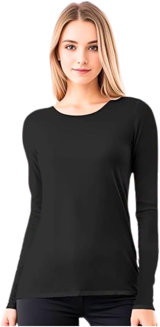 Blusa Térmica Manga Longa Feminina Peluciada Inverno - Imagem 2