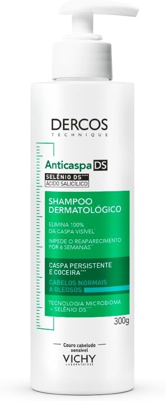 Vichy, Dercos Shampoo Anticaspa para Cabelos Normais a Oleosos - Imagem 2