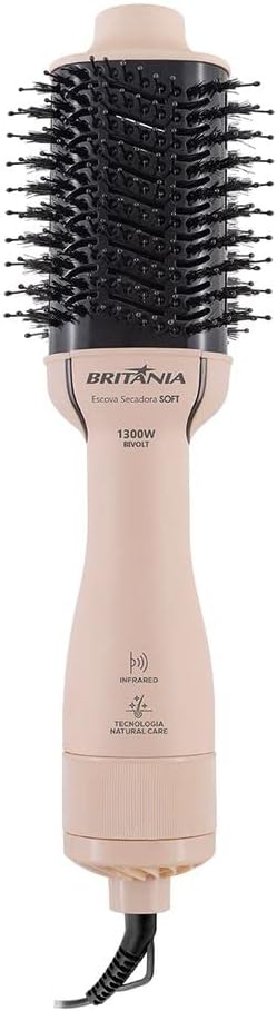 Escova Secadora Britânia Soft 4 em 1 1300W BEC07R Bivolt - Imagem 3