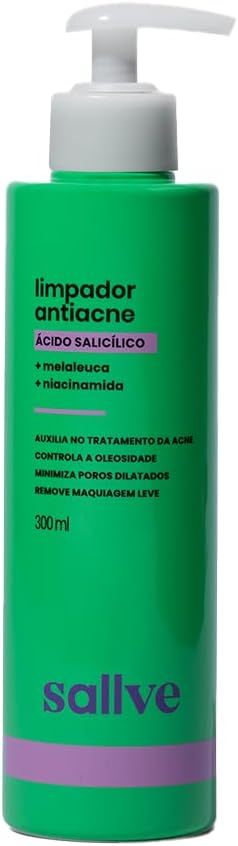 Limpador Facial Antiacne Sallve 300ml - Imagem 2