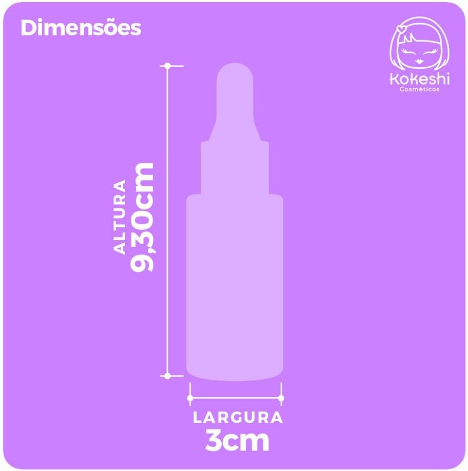 Sérum Facial Antiacne Pele de Porcelana Kokeshi 30ml - Imagem 6