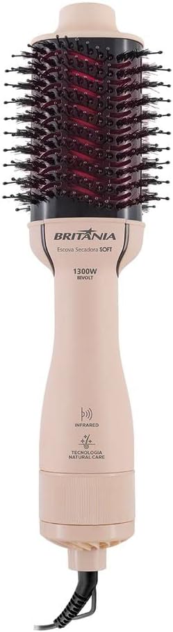 Escova Secadora Britânia Soft 4 em 1 1300W BEC07R Bivolt - Imagem 4