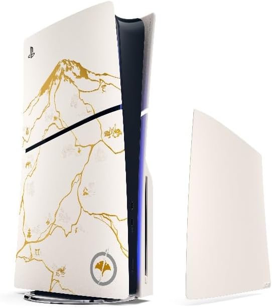 Pack do console PlayStation®5 – Edição Limitada Ouro - Ghost of Yōtei - Imagem 3