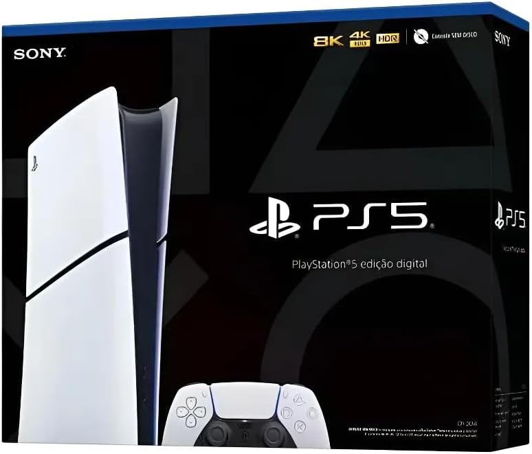 PlayStation 5 Edição Digital 825GB 1 Controle Branco Sony - Imagem 2