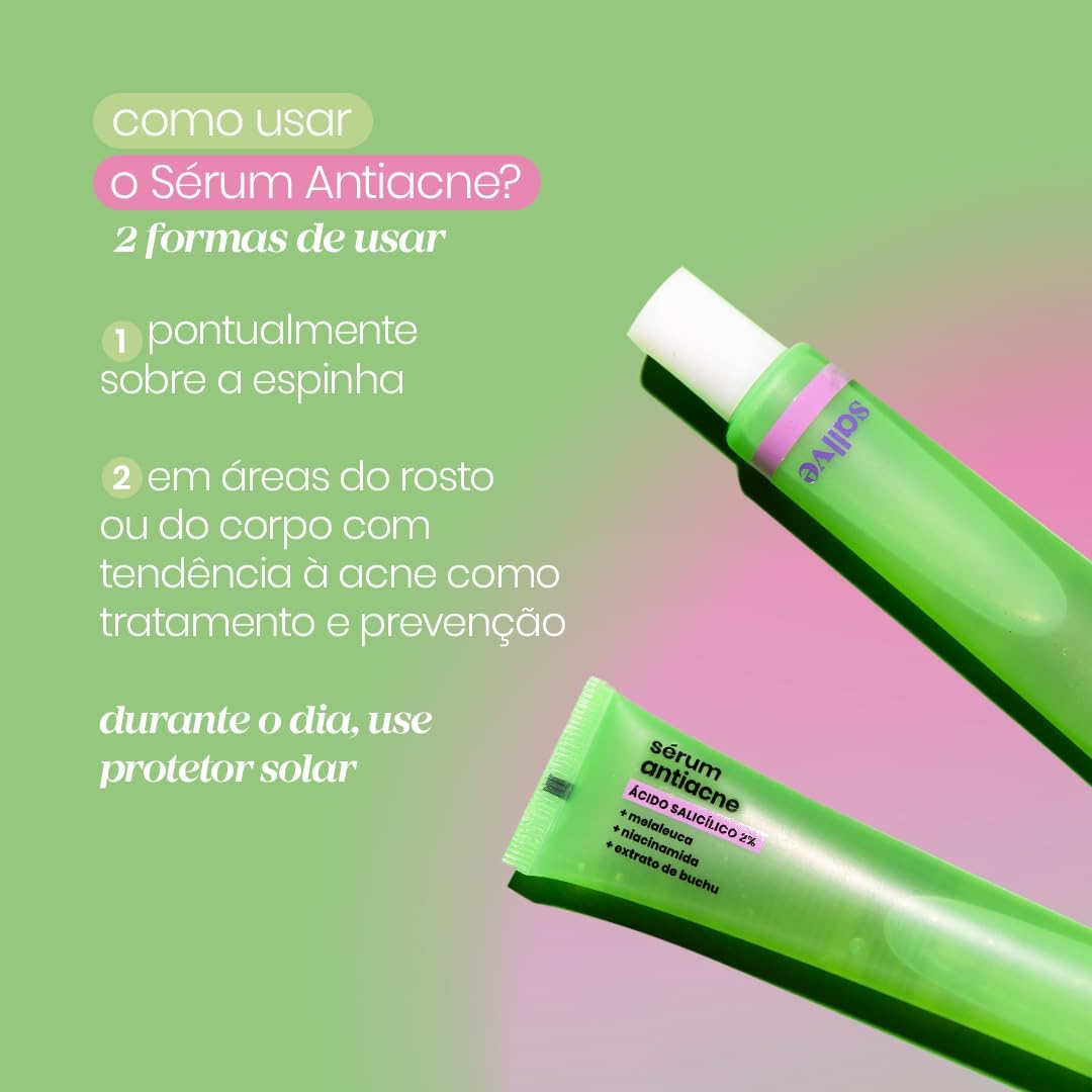 Sallve Sérum Antiacne 35G - Ácido Salicílico 2% - Imagem 7