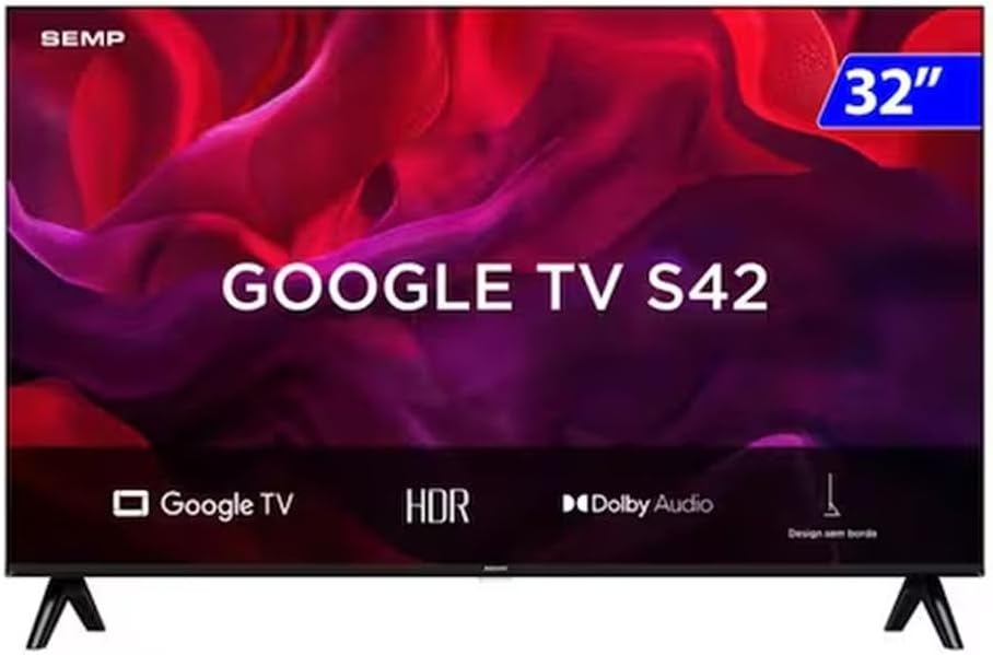 SEMP SMART TV 32” 32S42 HD GOOGLE TV - Imagem 3