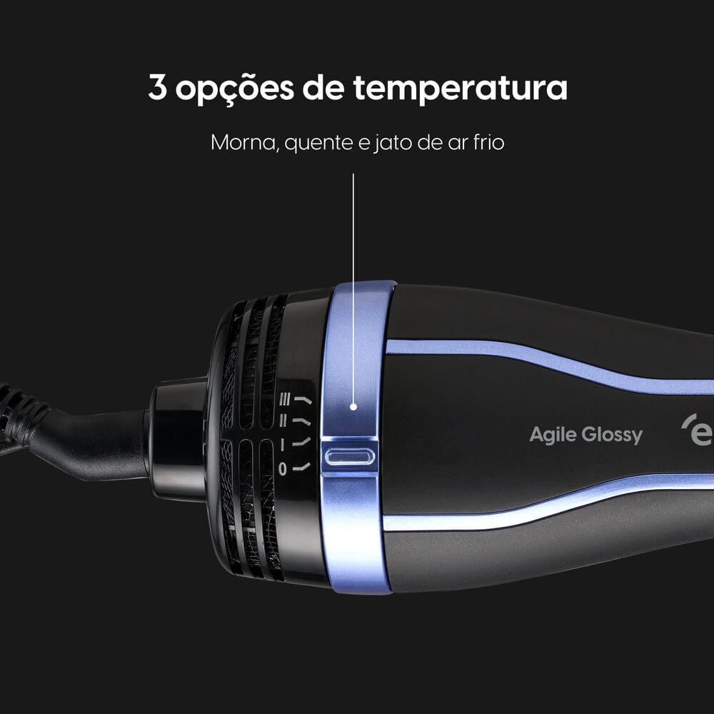Escova Secadora Agile Glossy Elgin 1300W Bivolt - Imagem 8