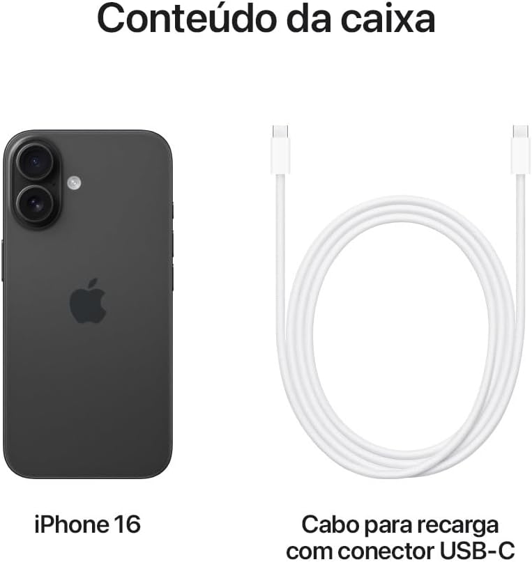 Apple iPhone 16 (128 GB) – Preto - Imagem 7