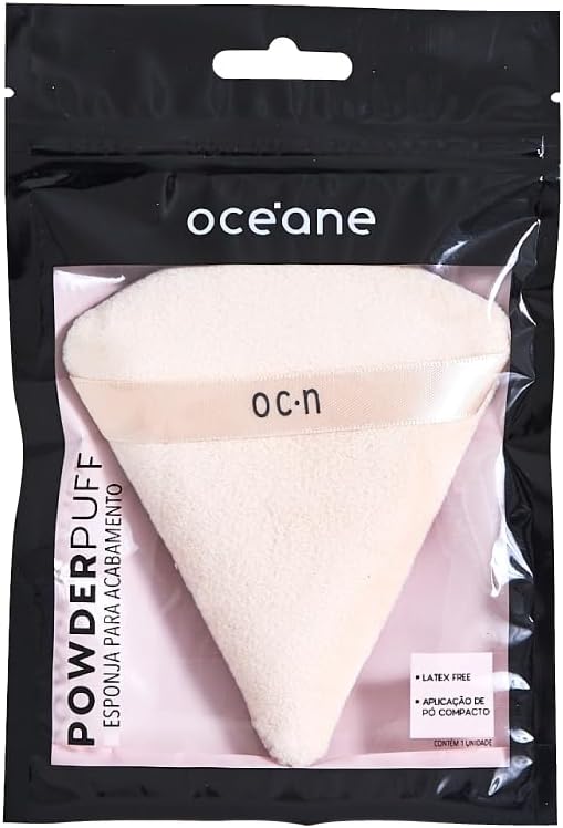 Océane Esponja de Maquiagem Para Acabamento Rosa - Powder Puff - Imagem 3