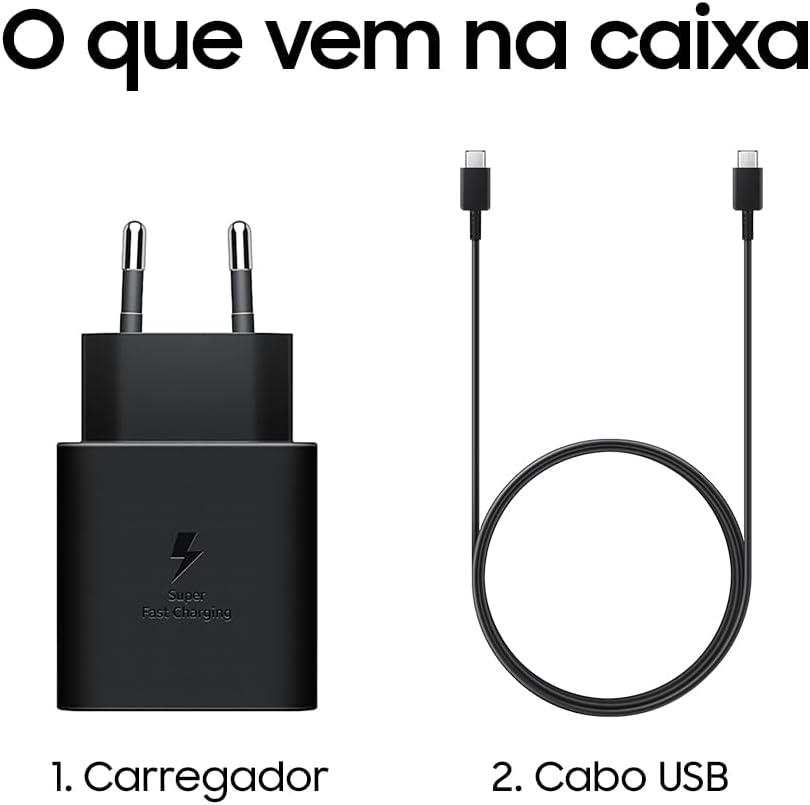 Samsung Carregador de parede Super Rápido 45W (Cabo USB-C) - Imagem 3