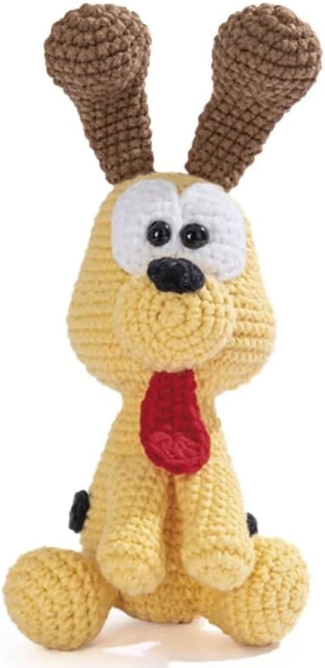 KIT AMIGURUMI GARFIELD - ODIE Linhas Corrente - Imagem 4