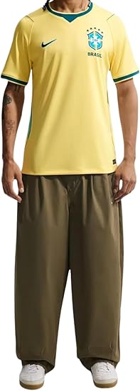 Camisa Nike Brasil Amarela 2026 7 Tamanho G - Imagem 7