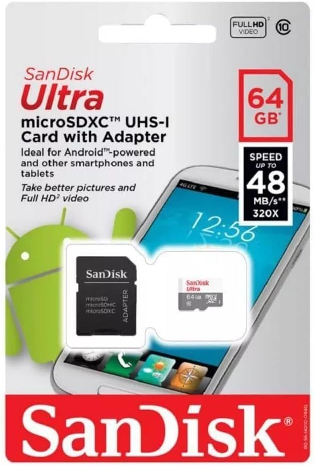 Cartão de Memória SanDisk Micro SD, 64Gb - Imagem 4