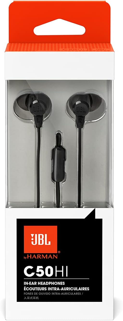 JBL, Fone de Ouvido in Ear, C50HI - Preto - Imagem 4
