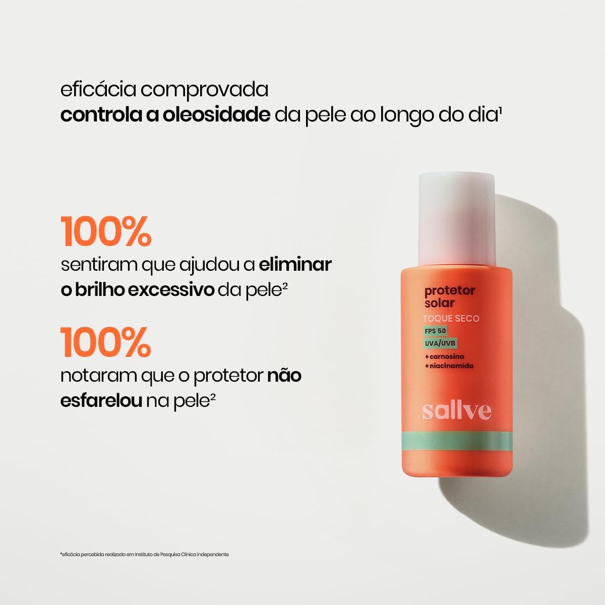 Sallve Protetor Solar Toque Seco Fps50 40G - Imagem 6