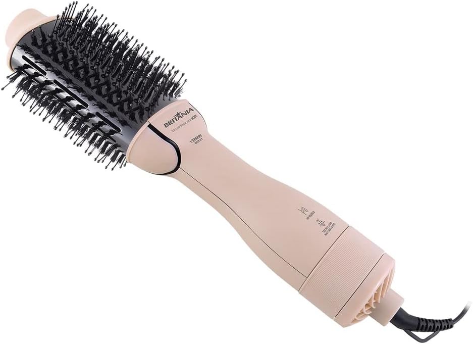 Escova Secadora Britânia Soft 4 em 1 1300W BEC07R Bivolt - Imagem 2