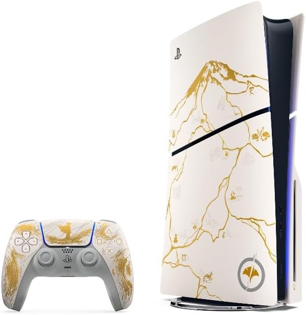 Pack do console PlayStation®5 – Edição Limitada Ouro - Ghost of Yōtei - Imagem 2
