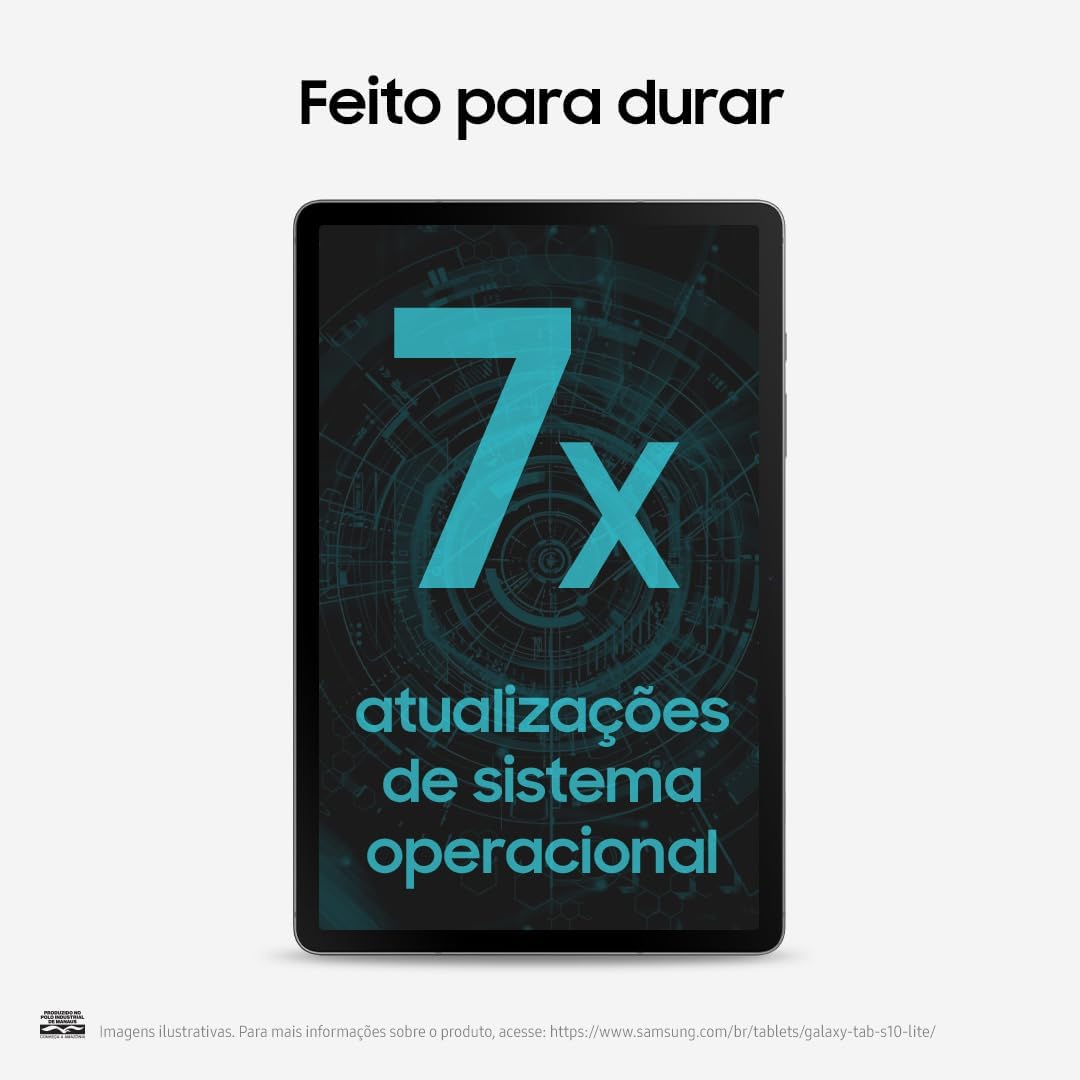 Galaxy Tab S10 Lite, 128GB, Tela 10.9", WIFI, Cinza - Imagem 10