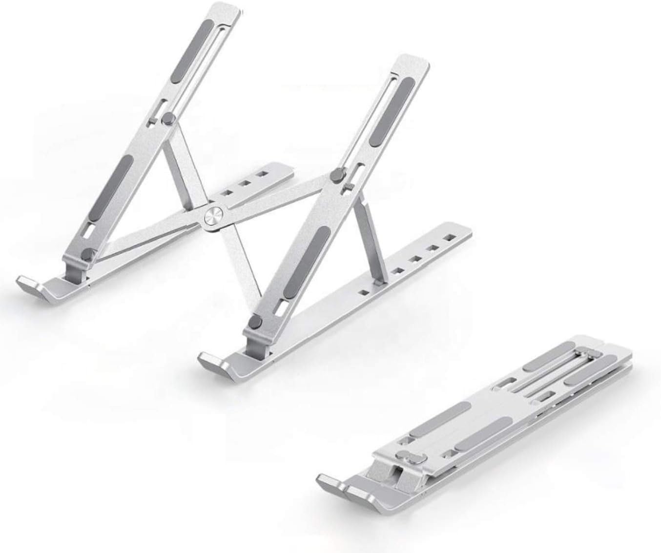 Suporte Para Notebook E MacBook em Alumínio com Altura Ajustável - Imagem 5
