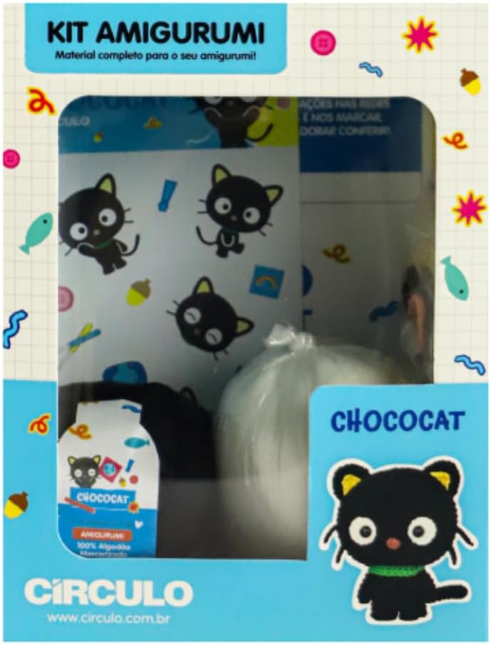 Kit Amigurumi Hello Kitty and Friends - Chococat - Imagem 2