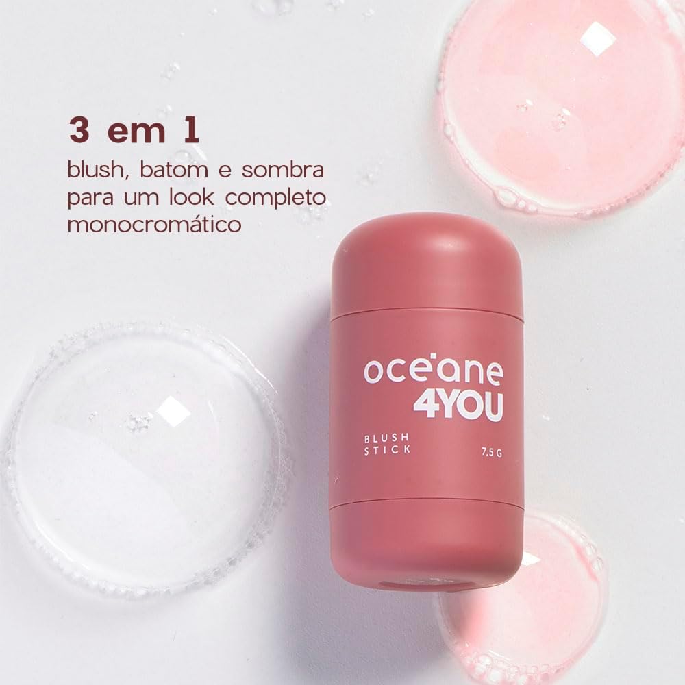 Océane Blush Stick - Bubble./Rosa Escuro - Imagem 5