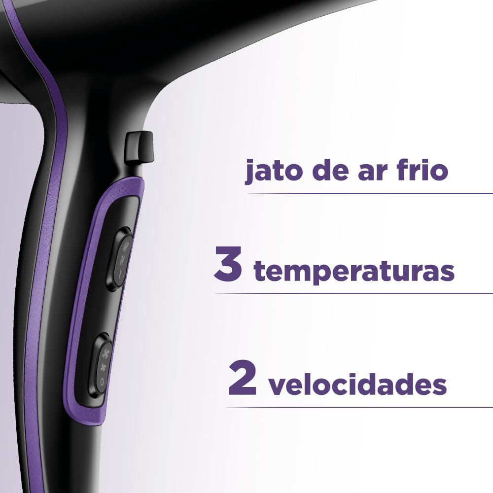 Secador de Cabelos, Mondial, Preto, 2000W, 220V - SCN-01 - Imagem 5
