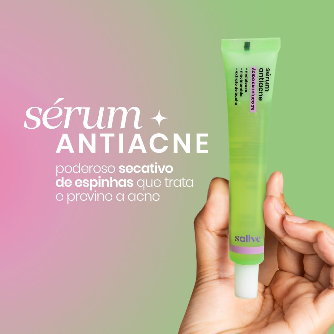Sallve Sérum Antiacne 35G - Ácido Salicílico 2% - Imagem 4