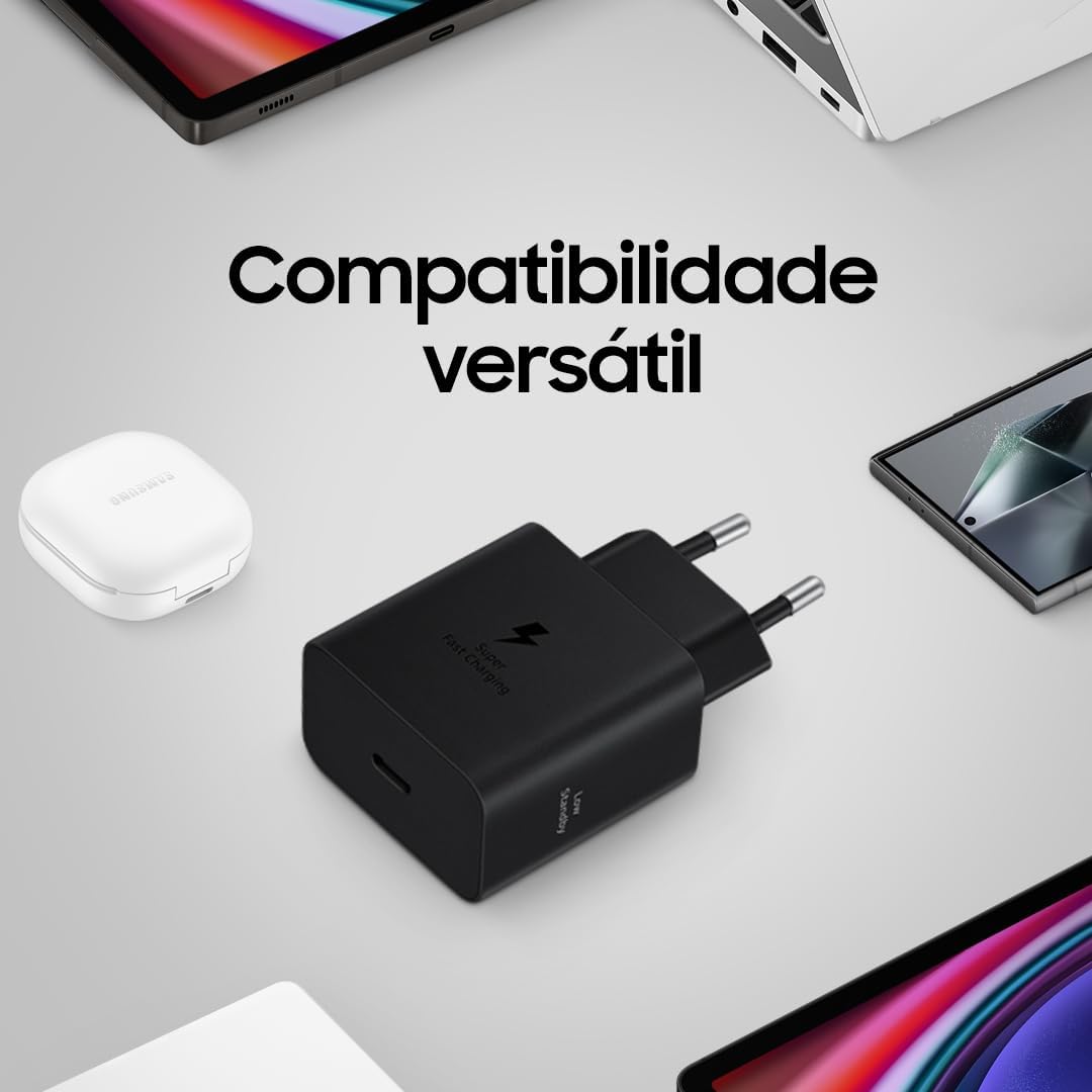 Samsung Carregador de parede Super Rápido 45W (Cabo USB-C) - Imagem 7