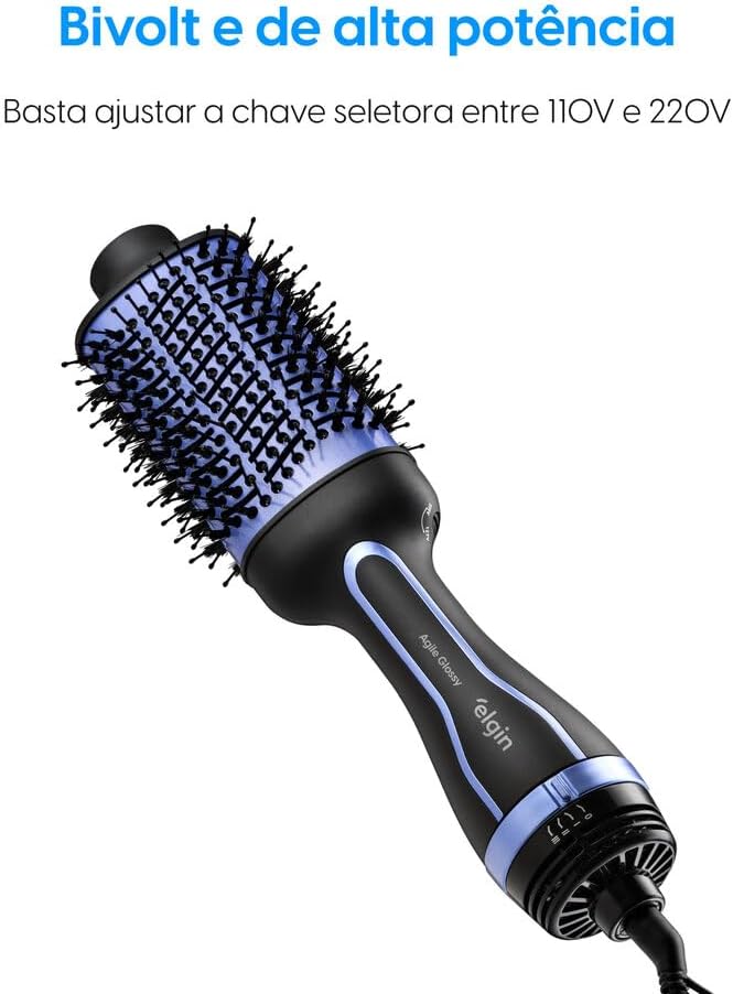 Escova Secadora Agile Glossy Elgin 1300W Bivolt - Imagem 3