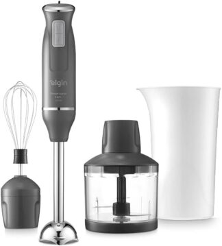Mixer Elgin Power Inox 3 em 1 600W | Lunar, 220V, Mixer, Triturador e Batedor