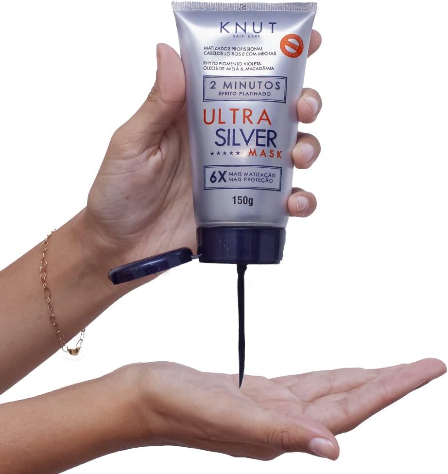 KNUT Hair Care Ultra Silver Mask 150 G - Imagem 5