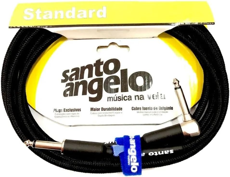 Cabo Para Instrumentos Santo Angelo Textil P10 / P10 L 3,05m - Imagem 4