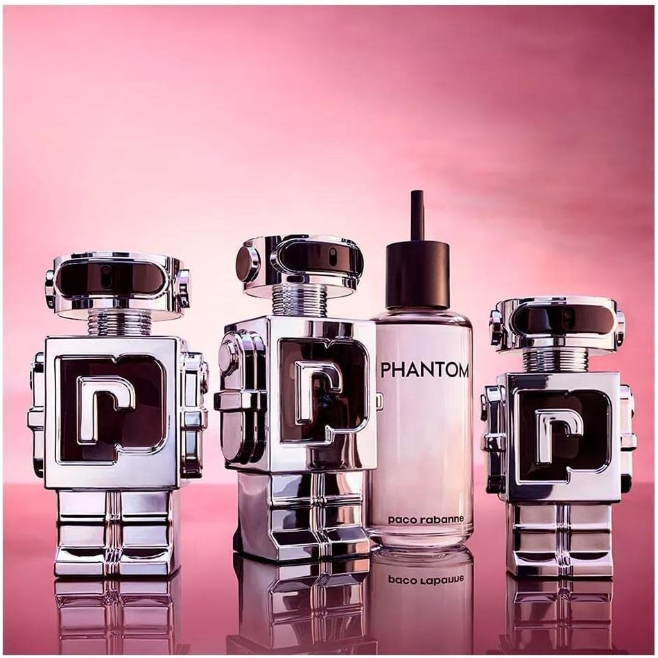 Perfume Masculino EDT Phantom, Cinza, Paco Rabanne, 100 ml - Imagem 9