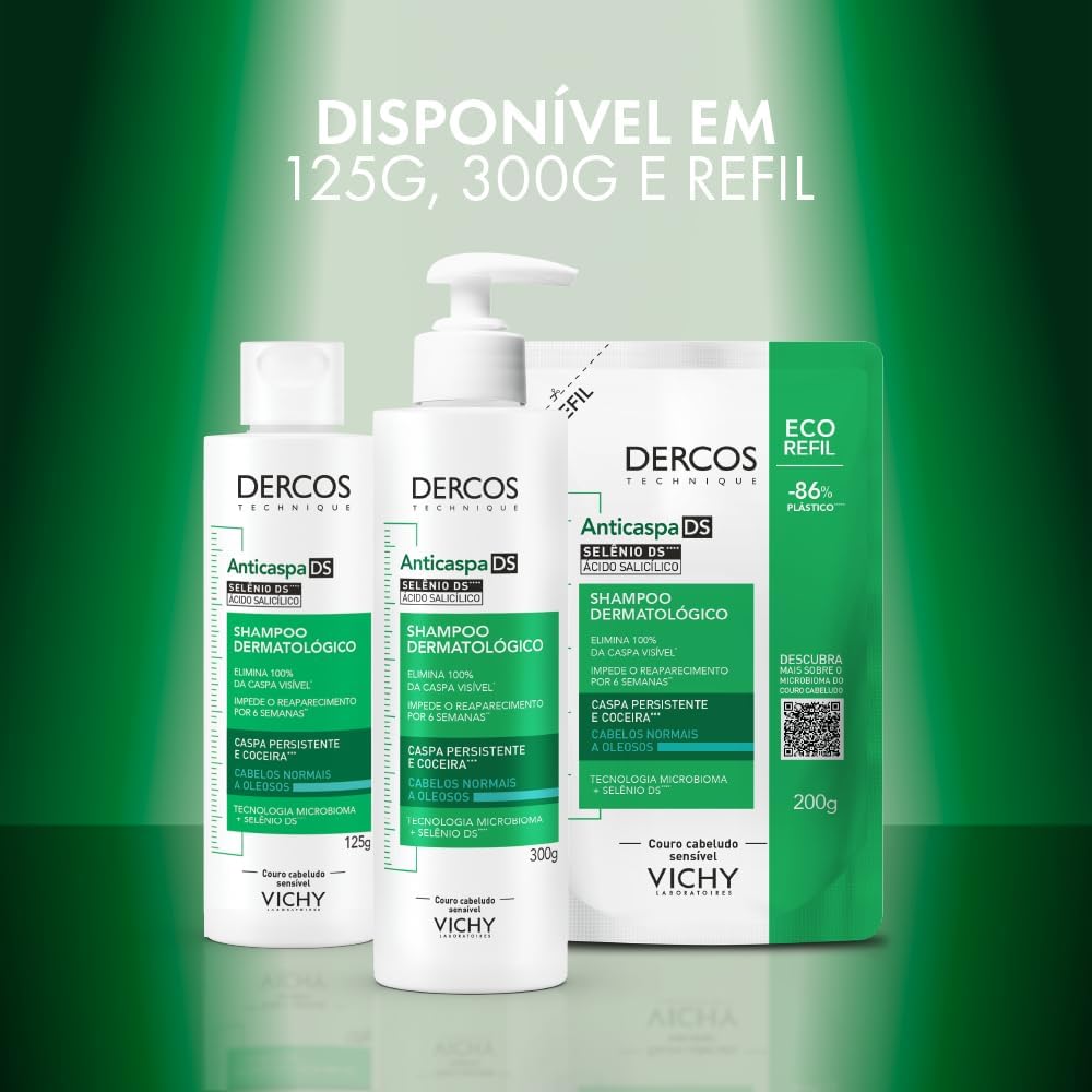 Vichy, Dercos Shampoo Anticaspa para Cabelos Normais a Oleosos - Imagem 7