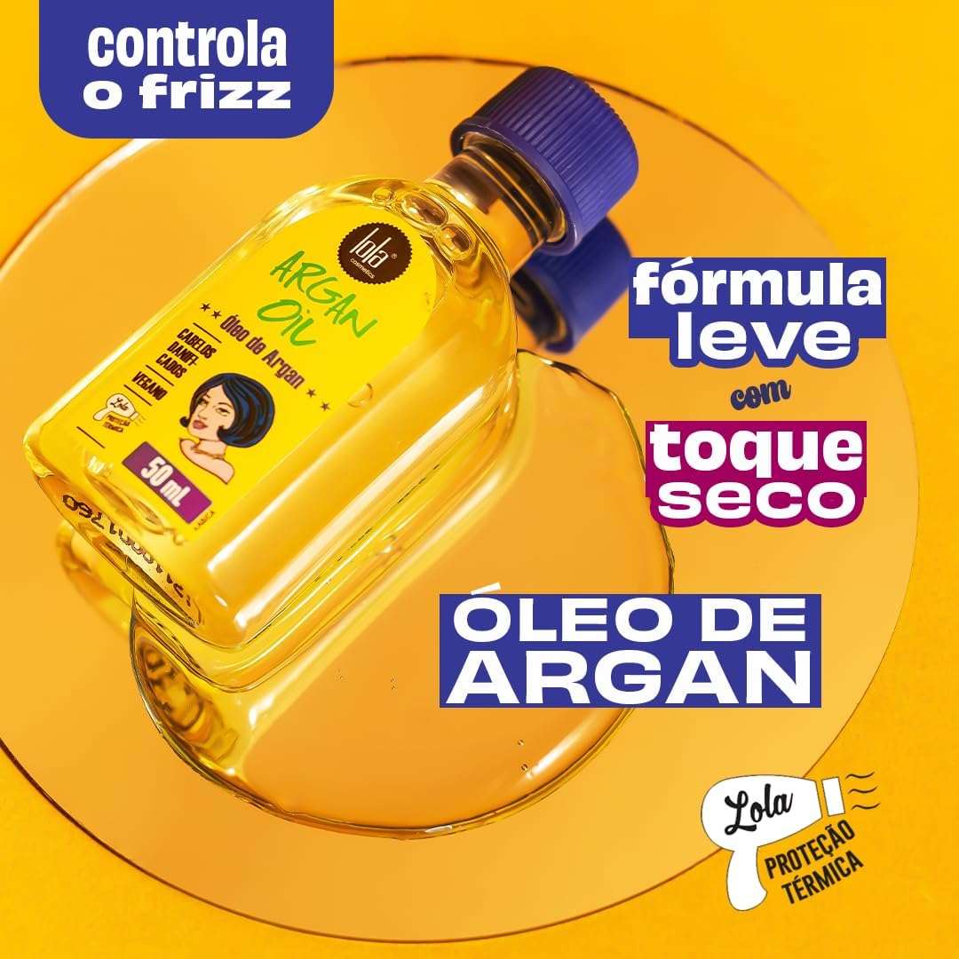 Argan Óleo Reparador 50ml , Lola Cosmetics - Imagem 4