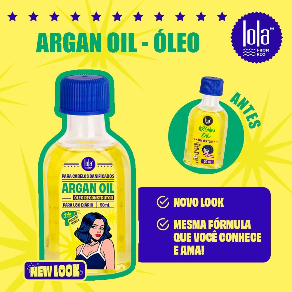 Argan Óleo Reparador 50ml , Lola Cosmetics - Imagem 5