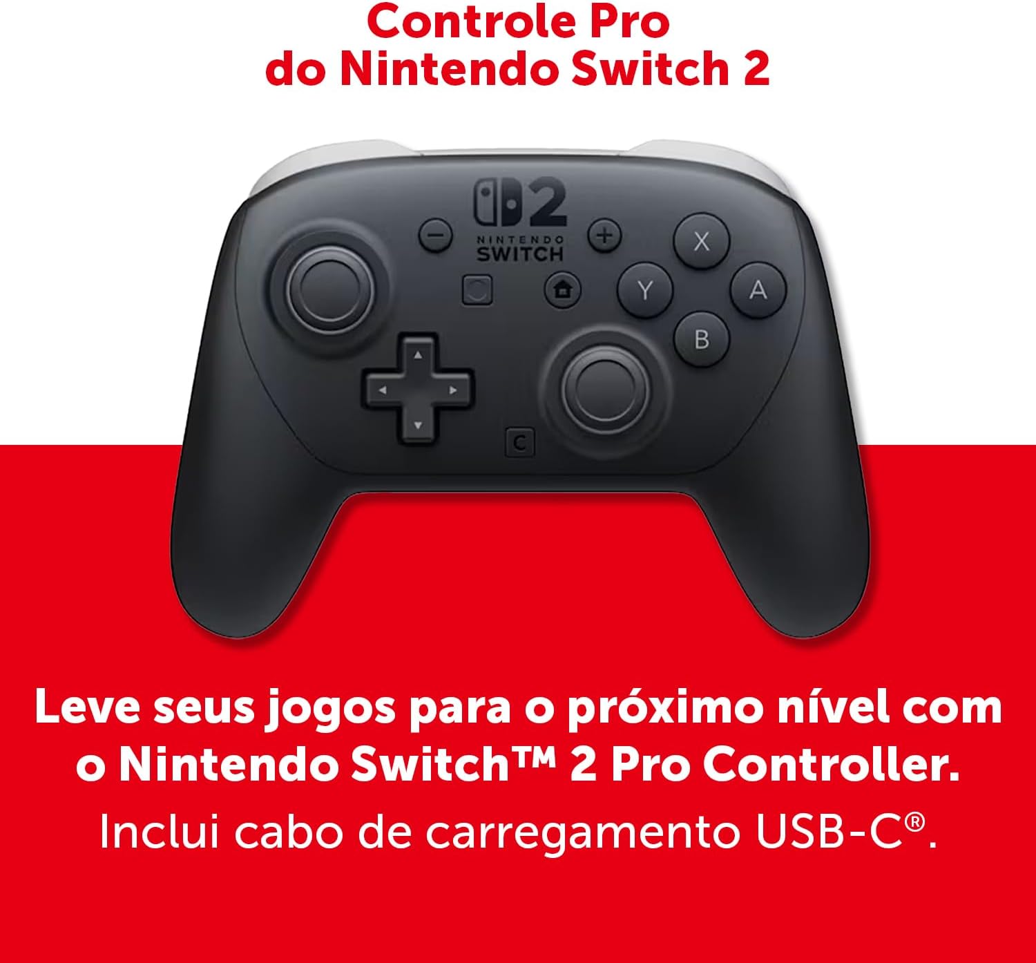 Nintendo Switch 2 Pro Controller - Imagem 3