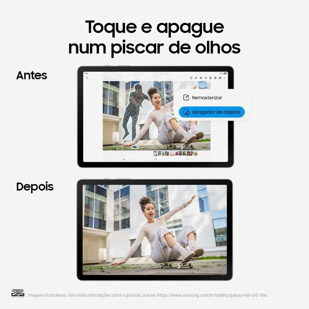 Galaxy Tab S10 Lite, 128GB, Tela 10.9", WIFI, Cinza - Imagem 7