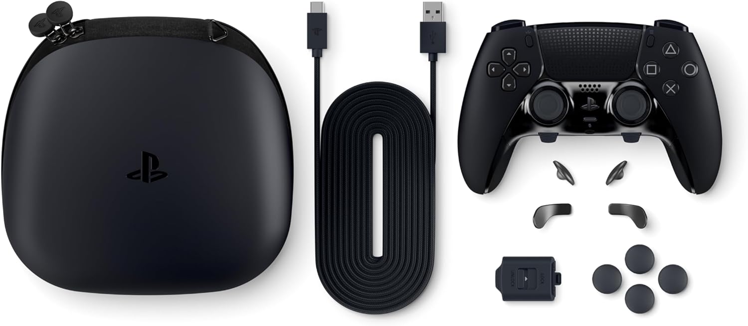 Controle sem fio DualSense Edge™ - Midnight Black - Imagem 8