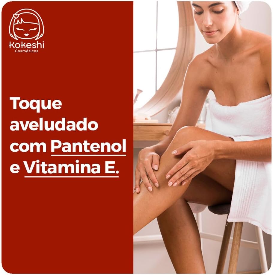 Creme Hidratante Corporal Toque de Veludo Kokeshi 120g - Imagem 6