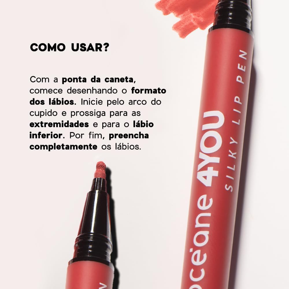 Océane Silky Lip Pen Caneta Para Lábios Mauvenude - Imagem 5