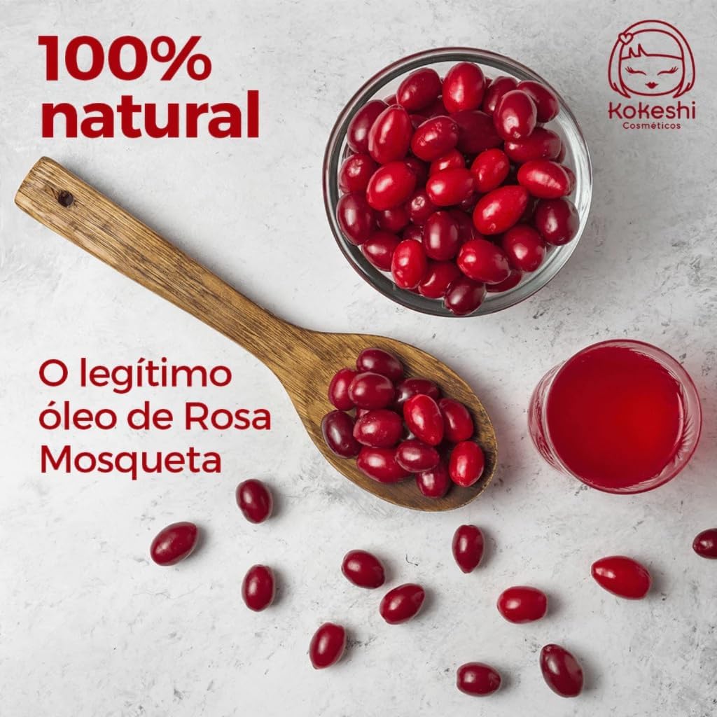 Óleo de Rosa Mosqueta 100% Puro Kokeshi - Imagem 5