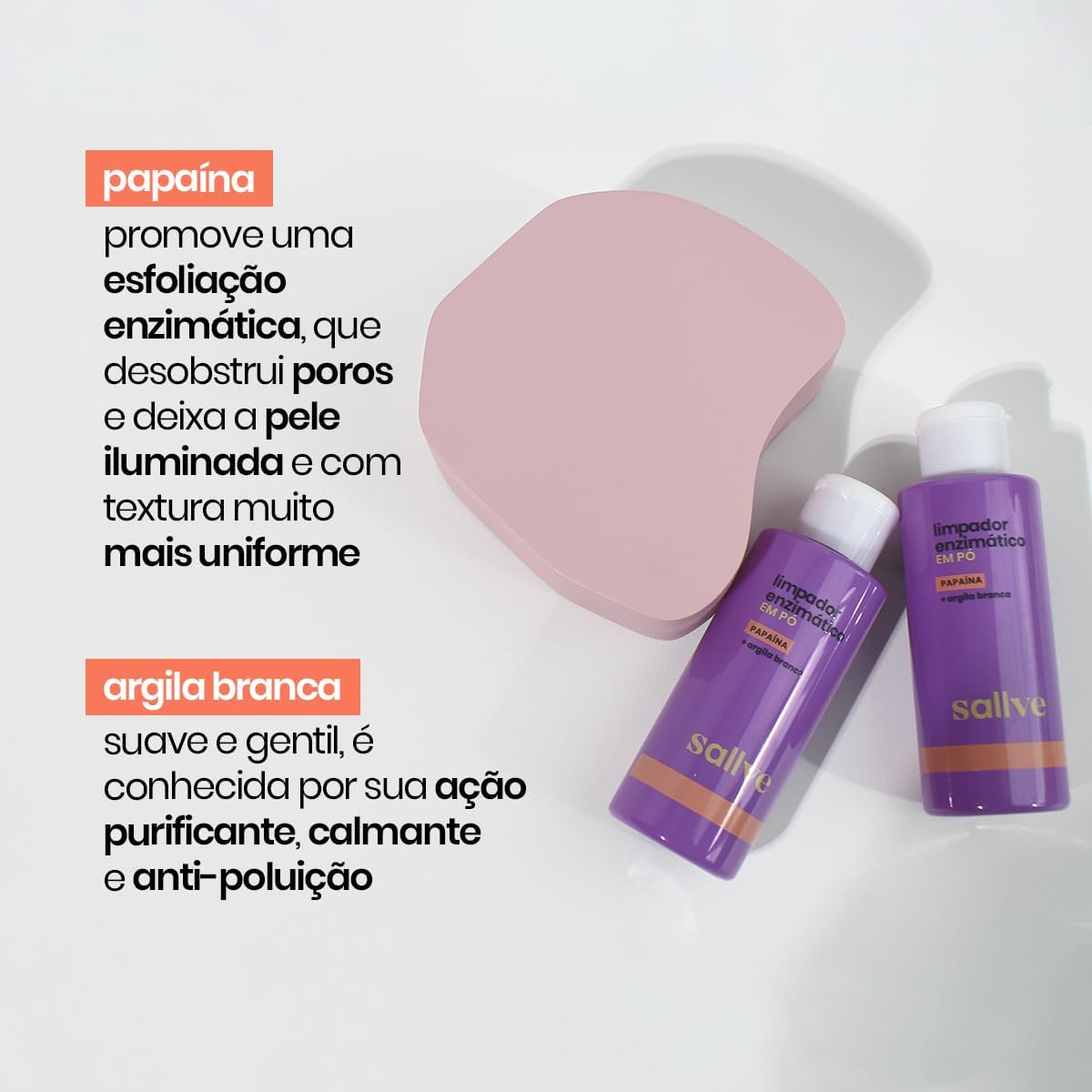 Sallve Limpador Enzimático Em Pó 30G - Papaína - Imagem 5