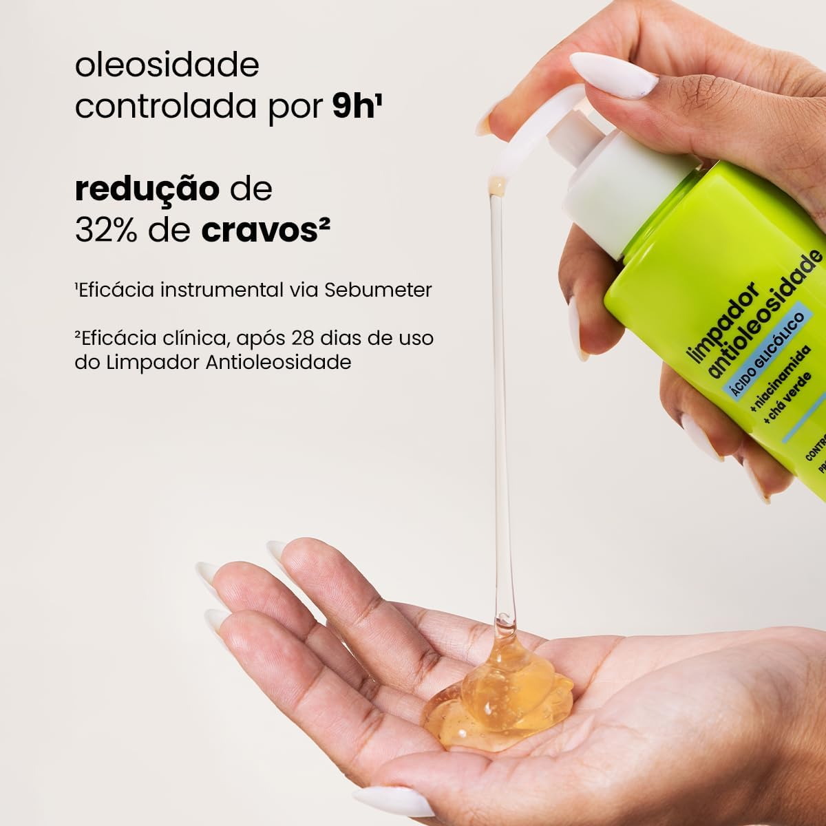 Limpador Antioleosidade 300ml Sallve Niacinamida - Imagem 5