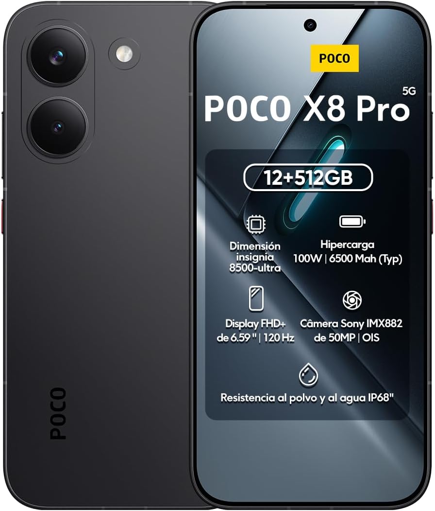 Smartphone Xiaomi Poco X8 Pro 512GB / 12GB Ram (Preto) - Imagem 2