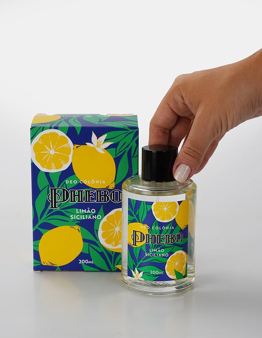 PHEBO - Deo Colônia Limão Siciliano 200ml - Imagem 5