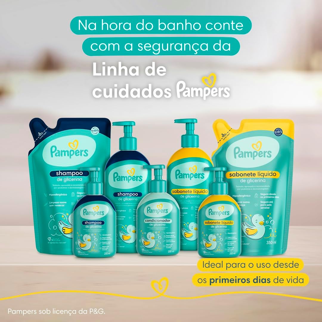 PAMPERS SAB LIQ CPO GLICERINA 200ml - Imagem 3