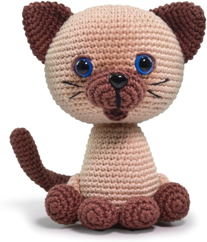 Kit Amigurumi Coleção Cães e Gatos Artesanato Círculo - SIAMÊS - Imagem 4